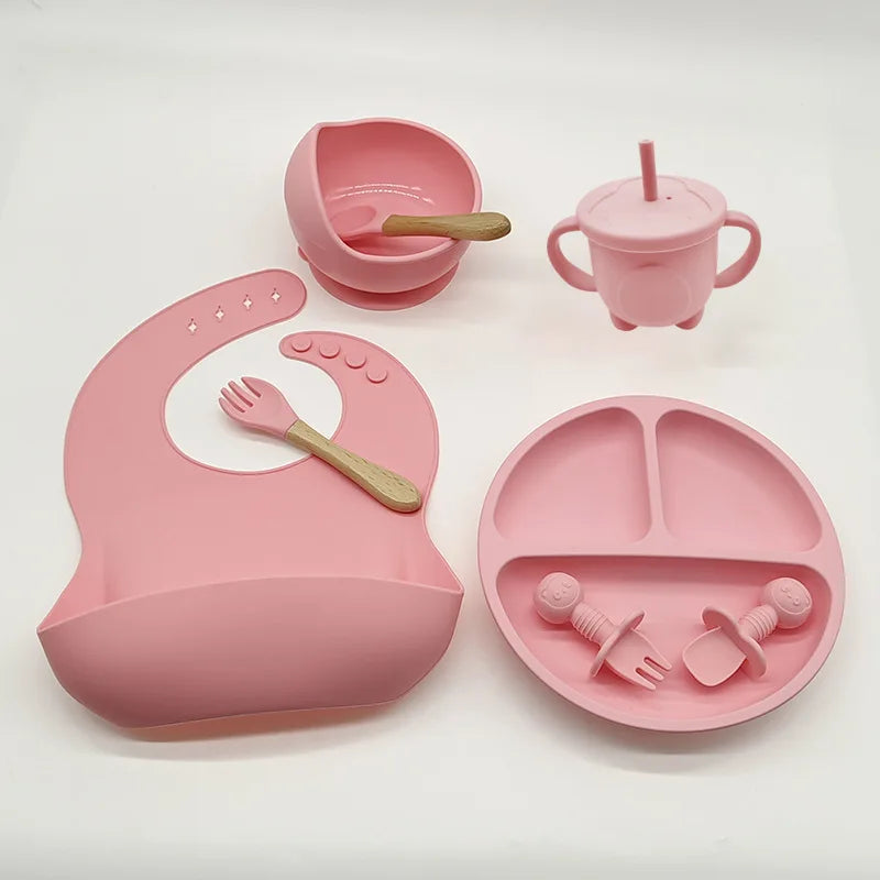 Baby Silicone Feeding Set