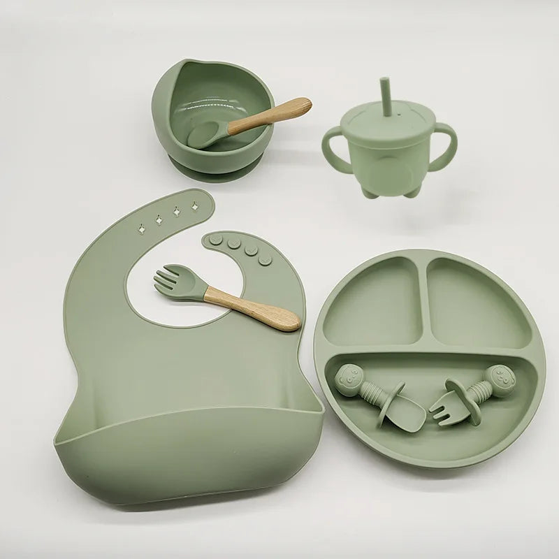 Baby Silicone Feeding Set