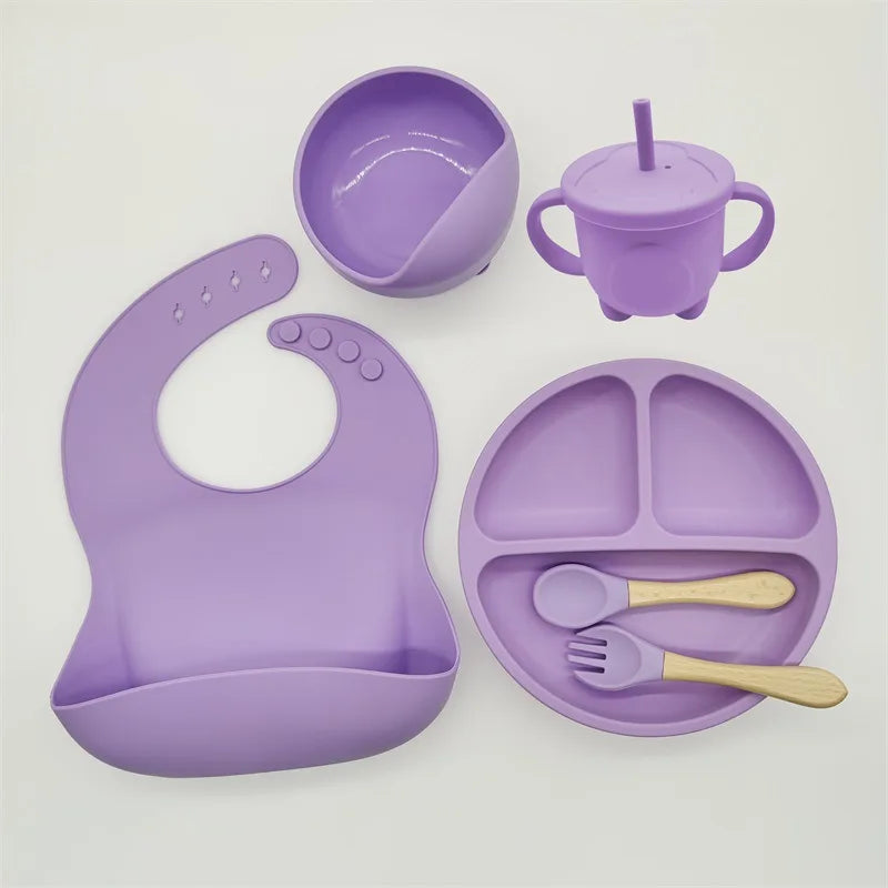 Baby Silicone Feeding Set