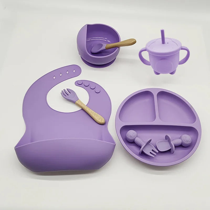 Baby Silicone Feeding Set