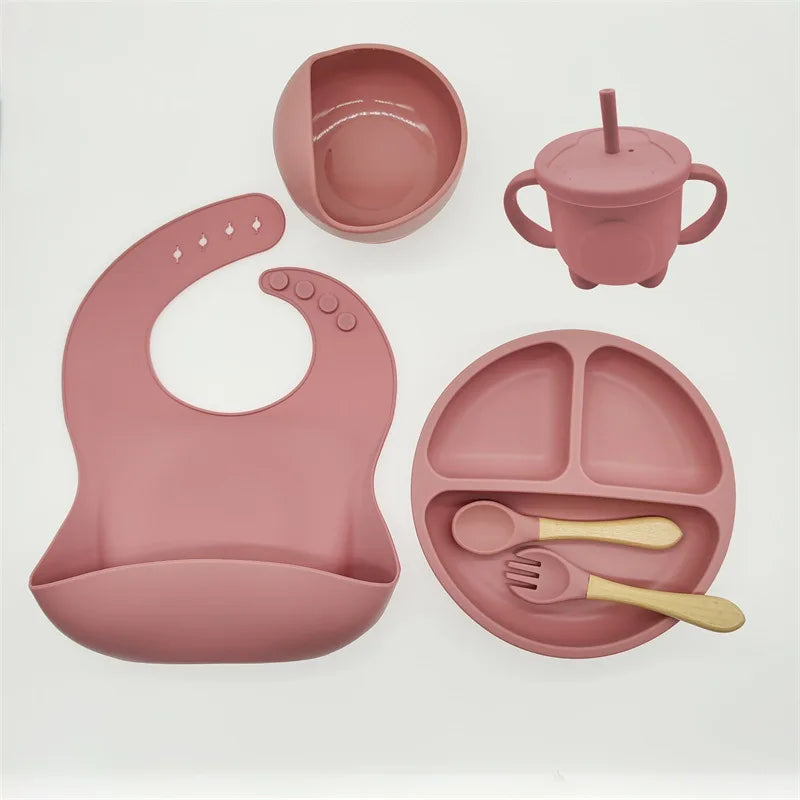 Baby Silicone Feeding Set