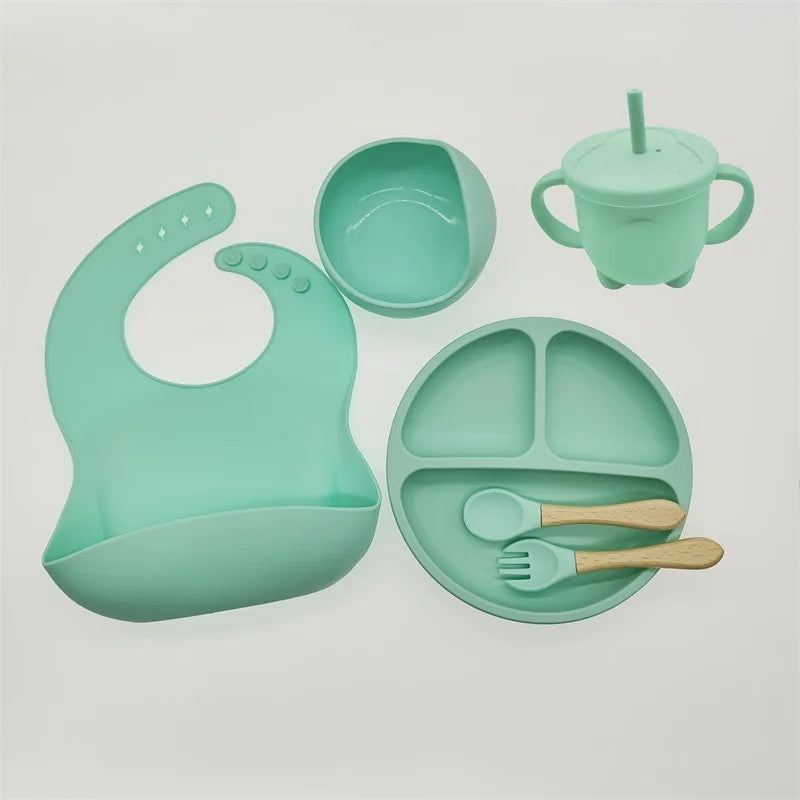 Baby Silicone Feeding Set