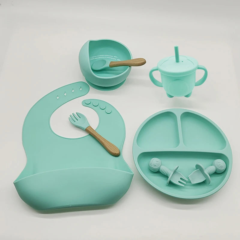 Baby Silicone Feeding Set