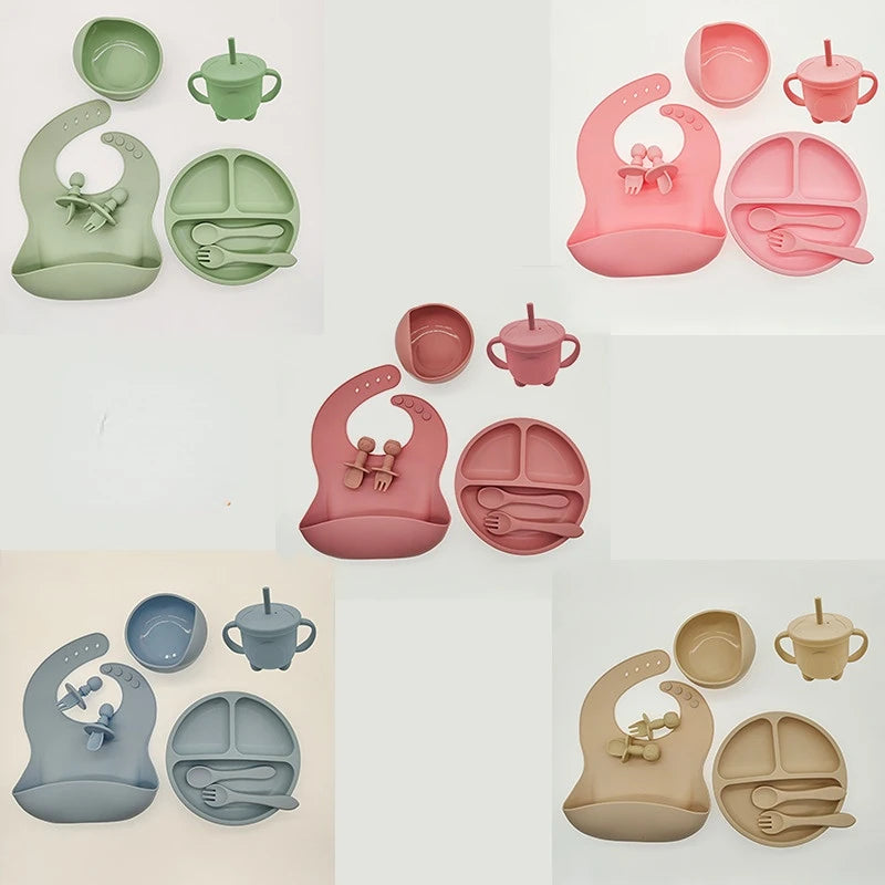 Baby Silicone Feeding Set