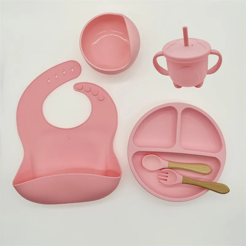 Baby Silicone Feeding Set